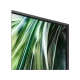 Samsung 85QN90D QLED 85 inç Ultra HD 4K TV siyah çerçeveli, canlı yeşil ışık ekran paneli