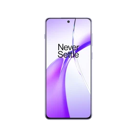 Mor renkli OnePlus Ace 3v akıllı telefon, ince çerçeveli tam ekran ön yüz tasarımıyla önden görünüm