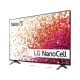 LG 50NANO756PA Ultra HD 4K LED televizyon; NanoCell ekranında renkli kırmızı görseller görünüyor.