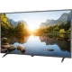 Axen 43 inç 3D uydu alıcılı Full HD LED TV, manzara görüntüsü ve ince siyah çerçevesiyle önden görünür