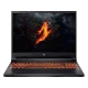 Acer Nitro V 16 ANV16-41-R30M siyah oyuncu laptop, önden açık görünüm ve turuncu aydınlatmalı klavye