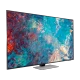 Samsung 55QN85A Ultra HD 4K QLED televizyon ekranında renkli dinamik görüntü, genel renk tasarım