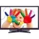 Vestel 22F8500L Full HD LED televizyon, renkli boyalı eller gösteren çocuk görüntüsüyle siyah ekran tasarımı