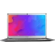 Casper Nirvana C350.5005-4C00E ultrabook gri laptop, renkli ekran arayüzüyle önden görünüm.