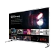 Arçelik A50L 8870 5S Ultra HD 4K LED televizyon, Netflix içerikleri gösteren ince çerçeveli ekranıyla önden görünür