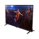Axen AX55FIL243 Ultra HD 4K LED televizyon, basketbol sahnesi gösteren ince siyah ekran