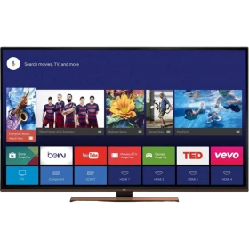 Beko B40L 9782 5AS Ultra HD 4K TV, siyah çerçeveli akıllı televizyon ana görünümü