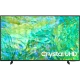 Samsung 85CU8000 85 inç Ultra HD 4K LED televizyon; canlı renkli Crystal UHD ekranı genel siyah tasarım.