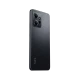 Xiaomi Redmi Note 12 siyah akıllı telefonun arka yüzü, üçlü kamera modülü ve sade tasarım görünümü