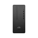 HP Desktop Pro 300 G3 9LC22EA masaüstü bilgisayarın siyah ön yüzü ve bağlantı noktaları
