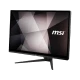 MSI PRO 22XT AM-019TR masaüstü bilgisayar, siyah ekran çerçevesi ve MSI logolu önden görünüm