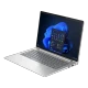 HP EliteBook 640 G11 AD4D0ET gümüş renkli ultrabook laptop, açık klavye ve mavi ekran arayüzüyle.