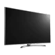 LG 55UJ750V Ultra HD 4K LED televizyon, genel renkli şık ince tasarım ekranı gösteriliyor
