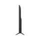 LG 55UA84006LB Ultra HD 4K LED televizyonun ince siyah ayaklı yan görünümü. Genel renk.