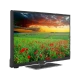 SEG 24SEH5520 HD Ready LED TV, siyah çerçeveli televizyon; ekranda kırmızı gelinciklerle dolu kır manzarası.