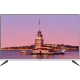 Vestel 49UB9100S Ultra HD 4K LED televizyon, İstanbul Kız Kulesi manzarası gösteren ince çerçeveli ekran