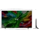 LG 100QNED86A6 Ultra HD 4K 100 inç QNED televizyon; renkli ekrana sahip genel renk TV.