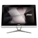 MSI PRO 20EXTS 8GL-051XEU masaüstü bilgisayarın önden görünümü, siyah çerçeveli hepsi bir arada tasarım