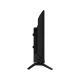 Beko B32 D 695 B HD Ready HD TV’nin siyah renkli, ince profil ve ayak tasarımıyla yandan görünümü