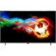 Axen AX43DIL13-TNR Full HD LED televizyon, siyah çerçeveli ekranda renkli futbol topu görüntüsü