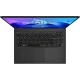 MSI Prestige 16 AI Studio B1VEG-023TR siyah iş ve ofis laptopu, klavye ve ekran görünümü