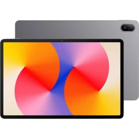 Huawei MatePad SE LTE 4 GB 4G gri öğrenci tableti, 11 inç ekranlı ön yüz ve arka gövde görünümleri