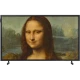 Samsung 32LS03B Full HD FHD QLED televizyon, ekranda Mona Lisa temalı görüntü ile vitrin sunumu