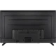 Vestel 65UA9631 Ultra HD 4K siyah LED televizyonun arka paneli ve ayakları görünür.