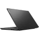 Siyah Lenovo V15 G4 IRU 83A100KXTRAT37 iş ve ofis laptopu, yarı açık arka açıdan görünüm