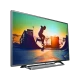 Philips 43PUS6262 Ultra HD 4K LED televizyon; siyah çerçeveli ekranda spor temalı sahne gösteriliyor