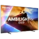 Philips 65OLED760 Ultra HD 4K OLED televizyon, ambilight TV efektli renkli ekran manzarası