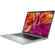 HP ZBook Firefly 14 G10 865R5EA ultrabook laptop, gümüş renkli şık tasarım ve canlı ekran görünümü