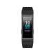 Huawei Band 3 Pro siyah akıllı bileklik, renkli ekranında saat ve aktivite bilgilerini gösteriyor