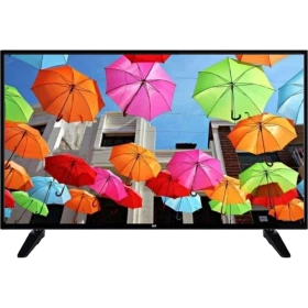 SEG 50SBF700 Full HD FHD LED televizyon, renkli şemsiyeler görüntüsü ve siyah çerçevesiyle iptal