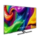 Arçelik A65 Q 990 AY Ultra HD 4K QLED televizyon, siyah çerçeveli ve renkli ekranıyla açılı görünür