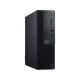 Dell Optiplex 3070 N506O3070SFF_U siyah dikey kasa masaüstü bilgisayarın ön paneli ve bağlantı noktaları
