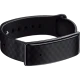 Huawei Honor Band A1 siyah akıllı bileklik, kavisli ekranı ve ayarlanabilir kayışıyla önden görünüm