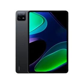 Xiaomi Pad 6 6 GB 128 GB gri öğrenci tableti, ön ekranı renkli arayüz ile vitrin görünümü