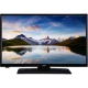 Vestel 28HD7100 HD Ready LED televizyon, siyah çerçevesi ve ayaklı tasarımıyla dağ gölü manzarası gösteriyor