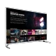 Arçelik A50L 8870 5S Ultra HD 4K LED televizyon, Netflix arayüzü açıkken önden ve yandan görünüm