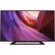 Philips 48PFK4100 Full HD FHD LED televizyon, siyah çerçeveli ekranda renkli görüntü ile vitrin sunumu