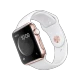 Apple Watch Edition 42 mm 18 ayar pembe altın kasalı, beyaz spor kordonlu akıllı saat