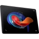 TCL Tab 10 Gen 2 gri renkli tablet ekranında renkli uygulama arayüzü ve saat görünümü.