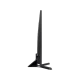 Samsung 55RU7400 Ultra HD 4K LED televizyon, genel siyah gövde ve ayak detayı yandan görünüm