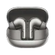 Xiaomi Buds 5 Pro tam kablosuz gri kulaklık, şarj kutusu açık ve iki kulaklık yerleştirilmiş halde