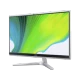Acer Aspire C22-1650 masaüstü bilgisayar, beyaz çerçeveli ekranı ve modern ayak tasarımıyla görünür halde