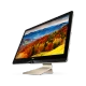 Asus Z240IEGT-GA029D masaüstü bilgisayar, geniş ekranı ve gümüş renkli standıyla üç çeyrek açıdan görünür