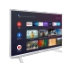 Grundig 50 GFU 7900 W Ultra HD 4K LED televizyon, siyah ekranı ve akıllı TV arayüzüyle önden görünüm