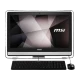 MSI PRO-22E 7NC-076XTR masaüstü bilgisayar, ekran, klavye ve fareyle birlikte sergileniyor